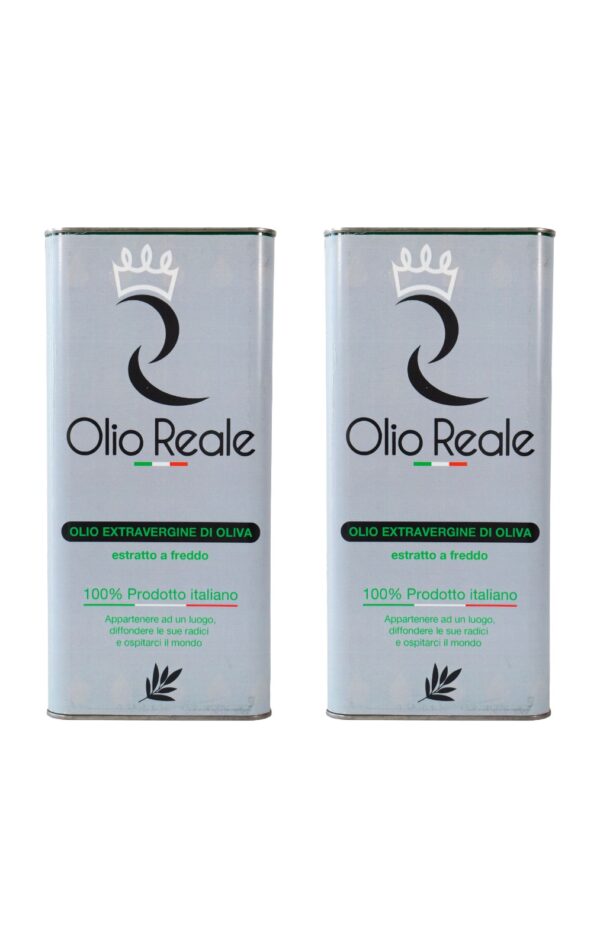 2 Lattine da 5 Litri di Olio Reale Classico