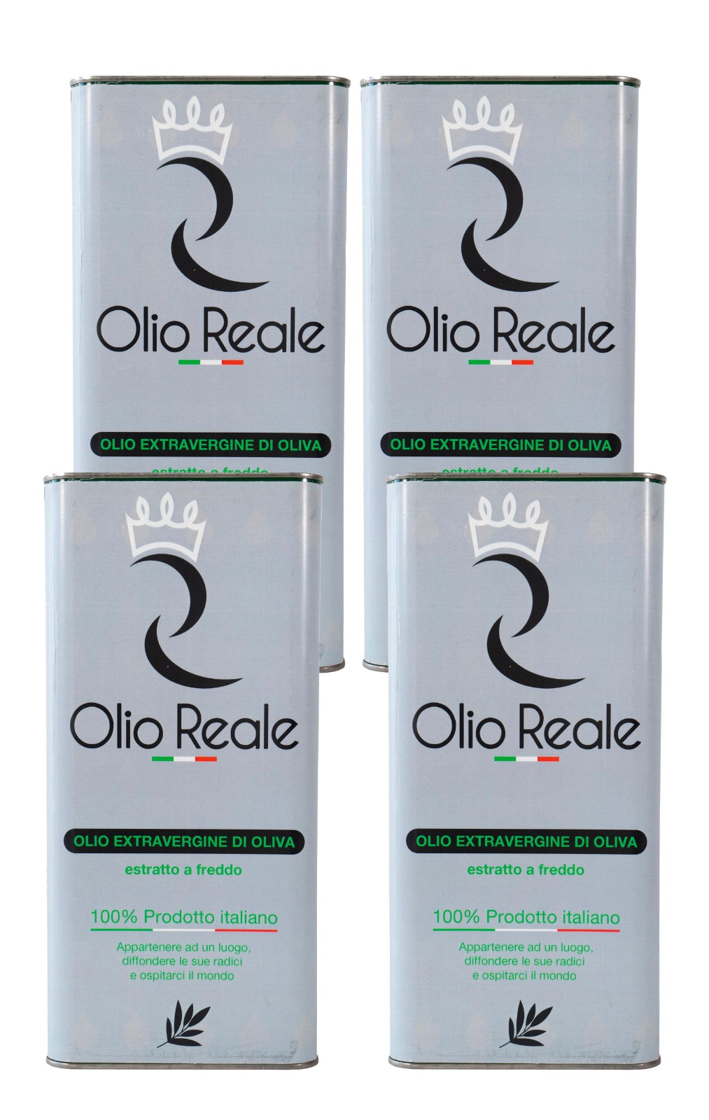 4 Lattine da 5 litri di Olio Reale Classico