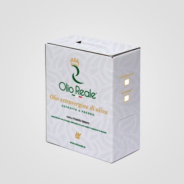 4 Bag in Box da 5 litri di Olio Reale Il Primo